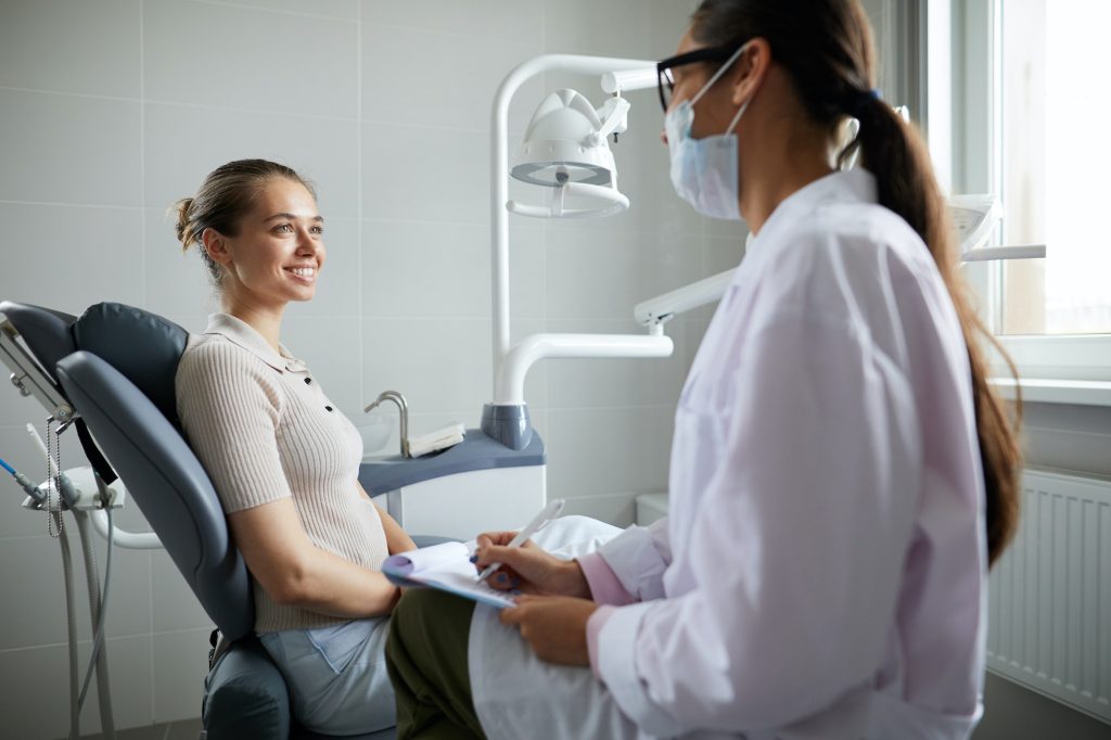 Online Dental Consults 7 Dentist Consulting Smiling Young Woman