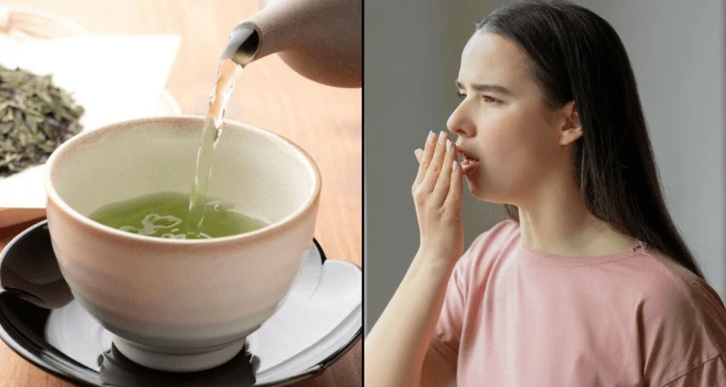 Green tea to reduce bad breath