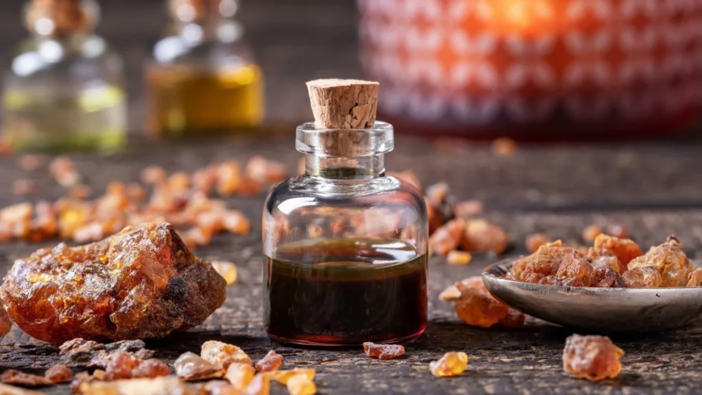 Myrrh as an essential oil