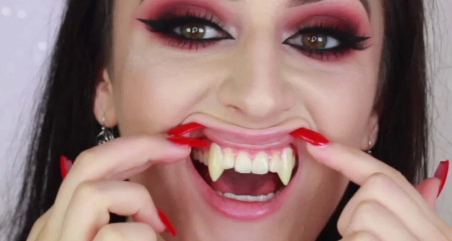 step 5 - halloween teeth