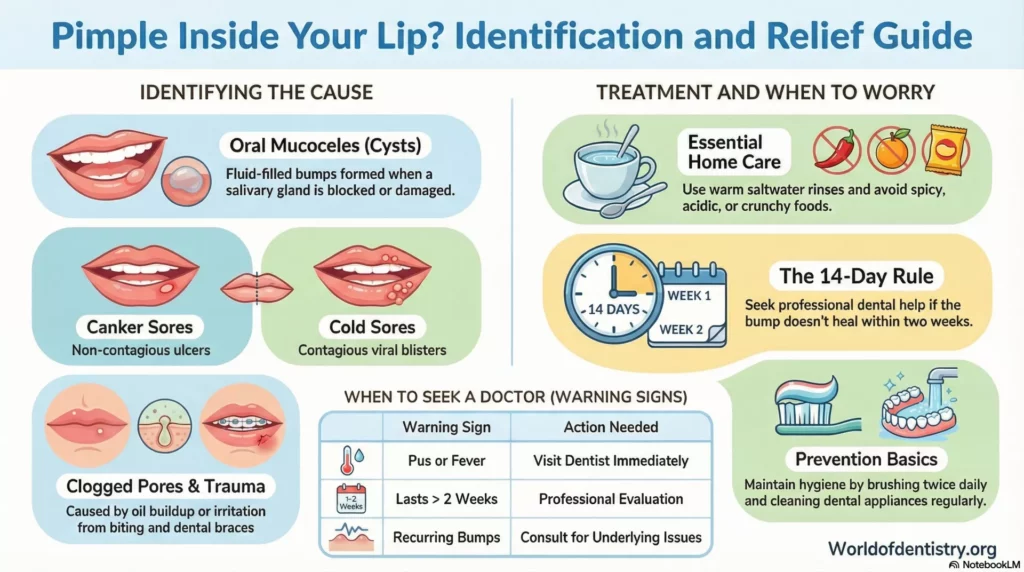 What Causes a Pimple Inside Lip And How To Treat It?