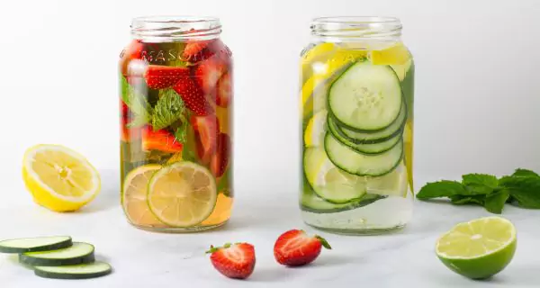 What ingredients in infused water recipes are best for your teeth?