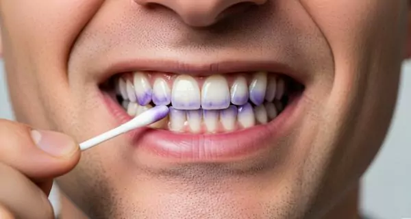 Does gentian violet actually whiten teeth?