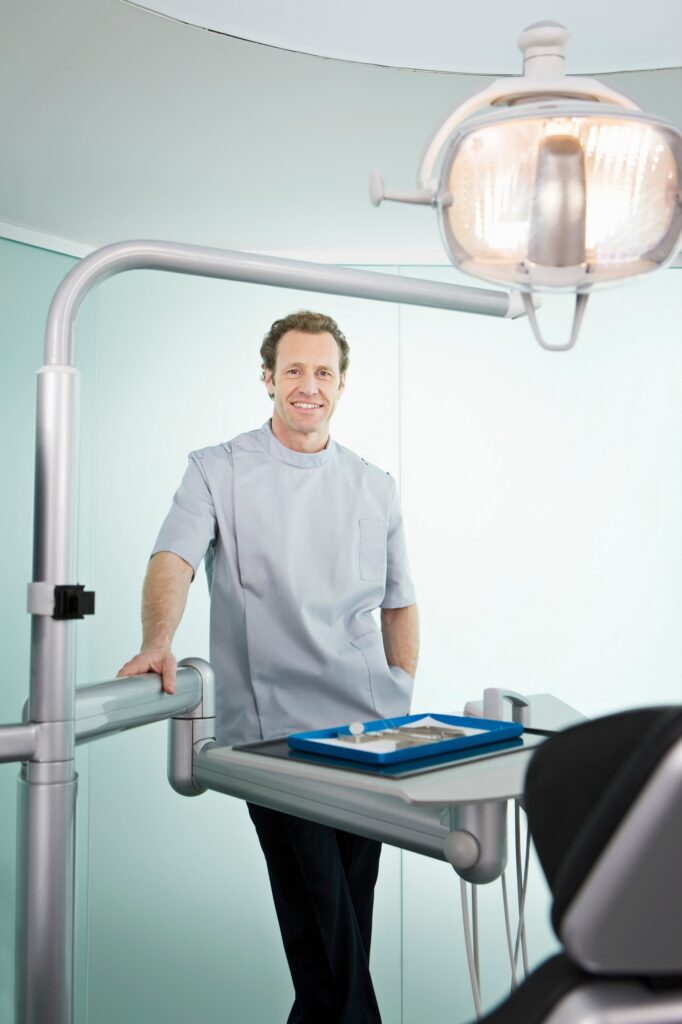 A portrait of a dentist
